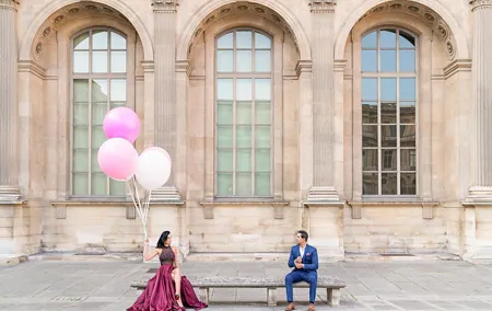 Paris Photoshoot by Professional photographer with CDG Transfers