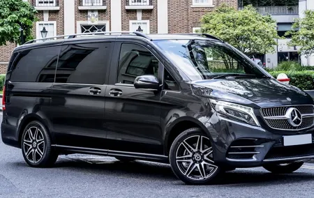 Airport Transfer: Prague Airport PRG to Prague by Luxury Van