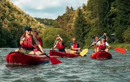 Easy Canoe Mission to the Sazava River from Prague Day Trip