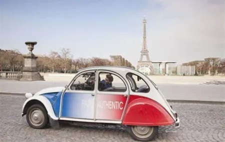Paris Tour in 2CV Car, Local Cellar Visit and Wine Tasting