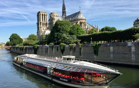 Paris with Saint Germain des pres,Galeries Lafayette,Lunch cruise & Moulin Rouge