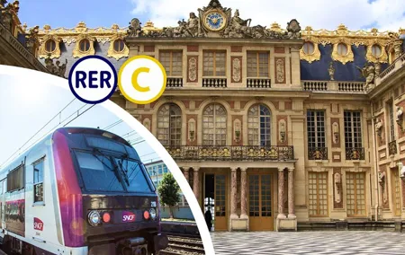 Versailles by Train with Guide or Audio