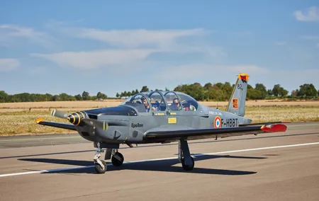 Private Flying Adventure in Military Aircraft in Pontoise
