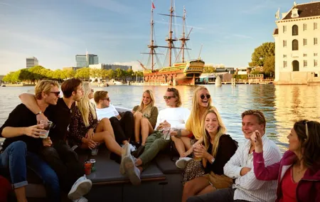 Amsterdam All-Inclusive 90-Minutes Canal Cruise by Captain Jack