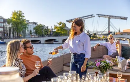 Amsterdam 2-Hour Small Group Canal Cruise w/ Dutch snacks & Bar