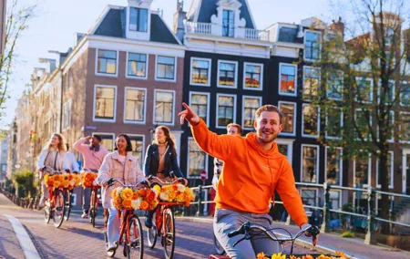 Amsterdam City Top Highlights Guided Bike Tour