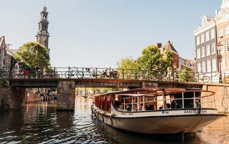 Amsterdam Historic Tour On Classic Saloon Boat