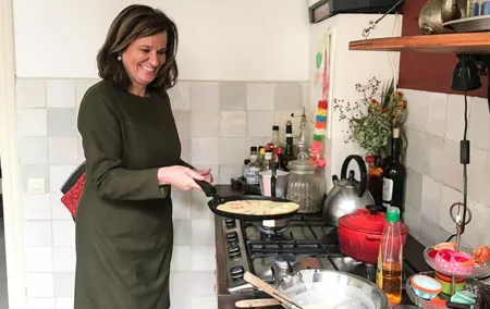 Private Dutch Pancake Class with a Local in her Home in the Heart of Amsterdam