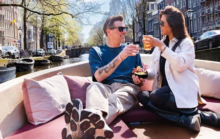 Dutch Cheese & Drinks Guided Amsterdam Boat Tour, All Inclusive