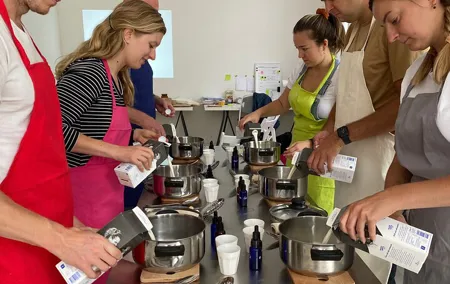 Cheese making workshop next to De Hallen, heart of Amsterdam