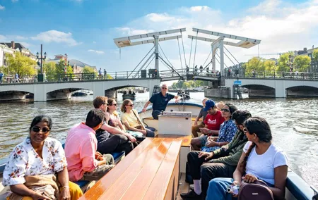 Amsterdam Open Boat Sightseeing Canal Cruise