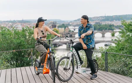 Prague E-Scooter Grand City Tour PRIVATE with PragueWay
