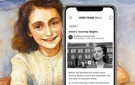Anne Frank Walk: An AI Immersive Mobile Guided Tour in Amsterdam