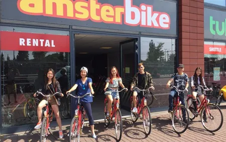 Amsterdam Bike Rental with free GPS narrated bike tour