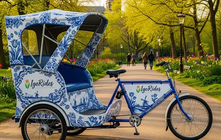 Delft Blue Rickshaw Tours: Eco Friendly Amsterdam Adventure