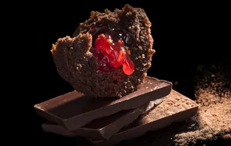 Chocolate fondue in the dark