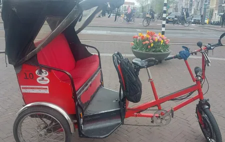 2 Hours Private Amsterdam Rickshaw Tour