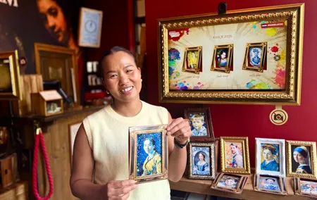 Van Gogh or Rembrandt AI Portrait Photo Souvenir