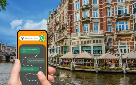 Self-guided city walking tour in Amsterdam