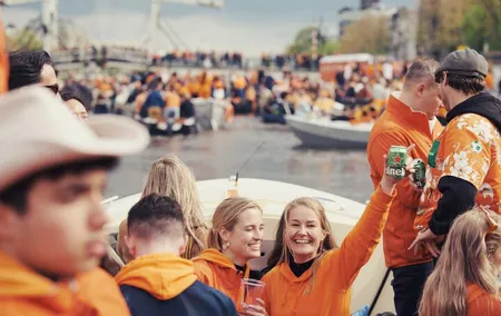 Amsterdam King’s Day Boat Party with Unlimited Drinks 2026