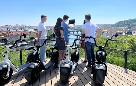 Prague E-Scooter Tour: Fat Tire or Regular Scooter