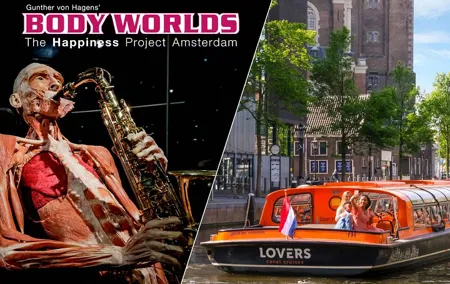 Body Worlds Amsterdam & 1-Hour Canal Cruise