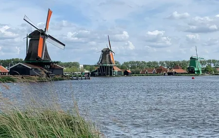 Visit Amsterdam Countryside with windmills by bike
