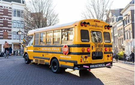 Partybus Amsterdam for 15 persons (1 hour drive)