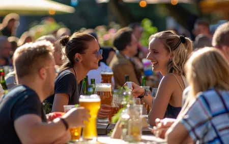 Sunny Beer garden tour