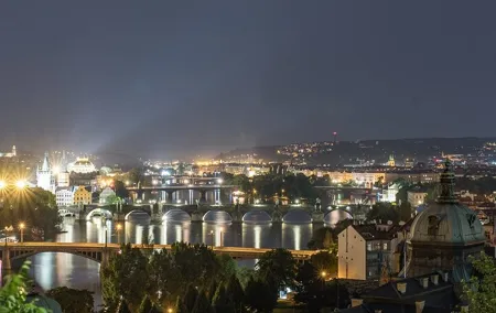 Best views of Prague by night