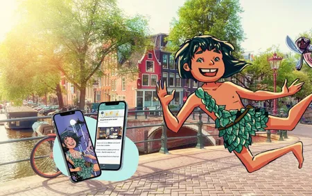 Children's escape game in the city of Amsterdam Peter Pan