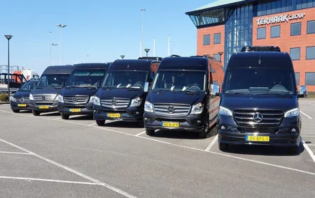 1-15 pers private minibus rental / hire in Amsterdam with driver