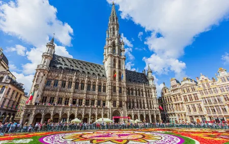 Private transfer from Amsterdam to Brussels, 2h Stop in Rotterdam