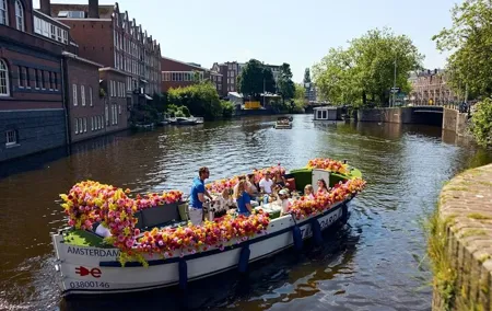 Amsterdam Flower Boat Canal Cruise