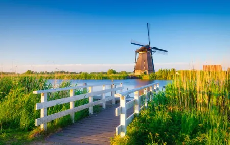 Private transfer: Amsterdam to Kinderdijk, 2h sightseeing stop