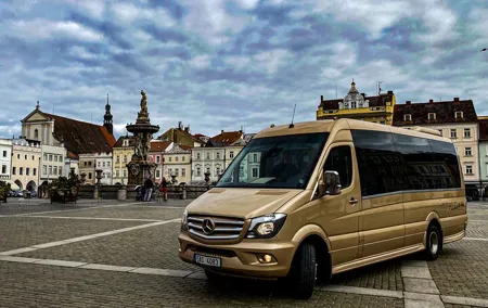 From Prague to Passau - Private Transfer by MINIBUS Mercedes Sprinter 19+1pax