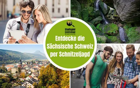Through Bad Schandau / Saxon Switzerland by scavenger hunt