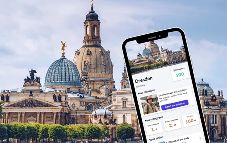 Dresden Exploration Game and City Tour on your Phone