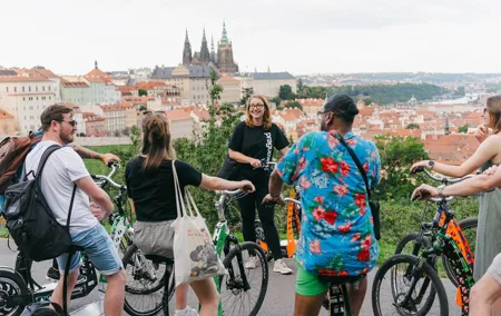 1.5h Prague E-Scooter Panoramic Tour small-group with PragueWay