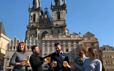 Prague Historic Pub Tour with Drinks Included