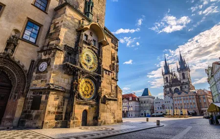 One way transfer from VIENNA to Prague with optional stop at Telc (UNESCO)