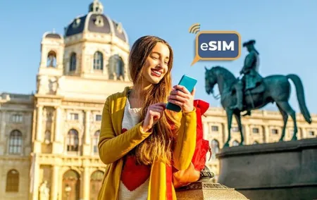 Unlimited Internet with eSIM Mobile Data in Vienna and Austria