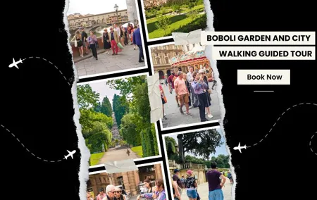 Boboli Garden and Guided City Walking Tour in Florence