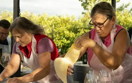 Florence Shared Cooking Class in San Gimignano and Wine Tasting