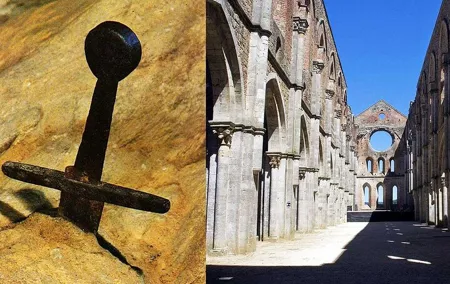 The Sword In The Stone Tour With Lunch and Wine Tasting in Chianti