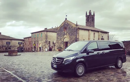 Private transfer by minivan from Florence to Rome