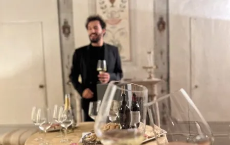 Wine tasting in a historic Florentine palace
