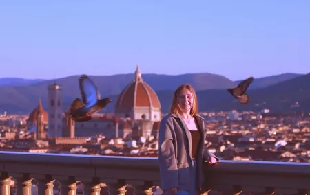 Breathtaking Memories Photoshoot at Piazzale Michelangelo