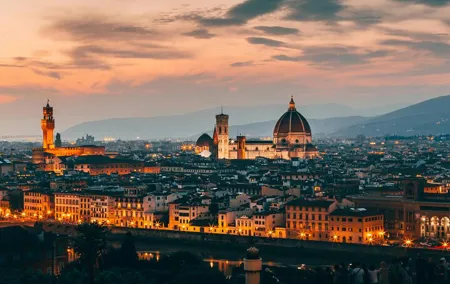 Experience Florence Under the Evening Lights with Tour Guide