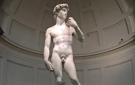 Michelangelo in August - The Accademia Gallery